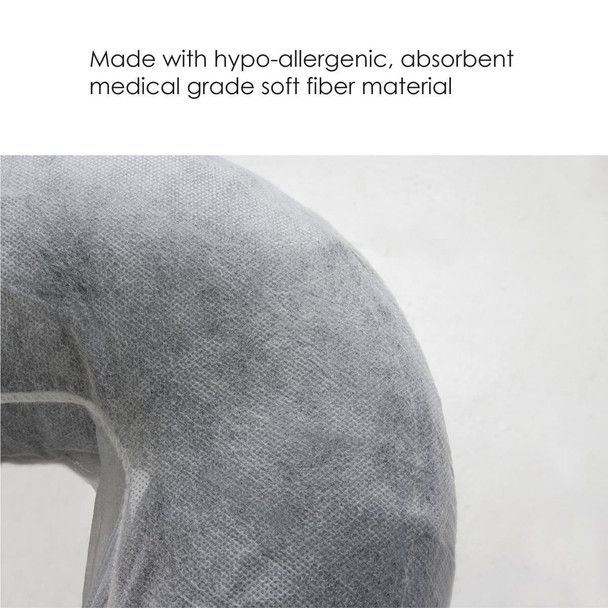 Earthlite Fitted Disposable FacePillow Covers - Single-Use Fitted Face Cradle Covers, Pack of Fifty