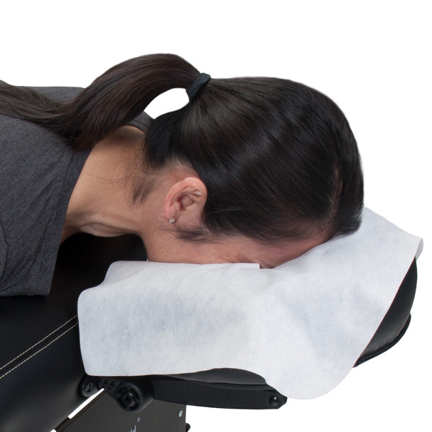 Earthlite Flat Disposable FacePillow Covers - Medical-Grade Single-Use Flat Face Cradle Covers, Pack of 100