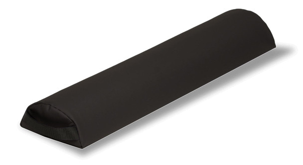 Earthlite Half Round Bolster - Flat-Based Foam Positioning Bolster with Zippered Comfort-Flex Case