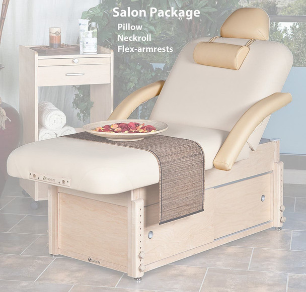 Earthlite Accessory Package for Salon Top Tables - Salon Top Add-On Set in Three Upholstery Colors