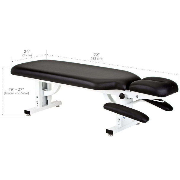 Earthlite Apex Stationary Treatment and Adjusting Bench - Chiropractic Bench with Lifetime Frame Warranty