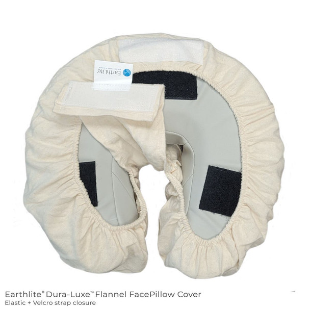 Earthlite DURA-LUXE Luxury Flannel FacePillow Covers - Brushed Cotton Flannel Covers in Two Colors