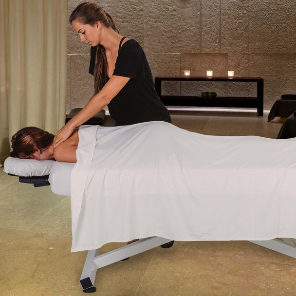 Earthlite Ellora Electric Lift Massage Table - ADA-Friendly Electric Lift Table in Five Top Styles