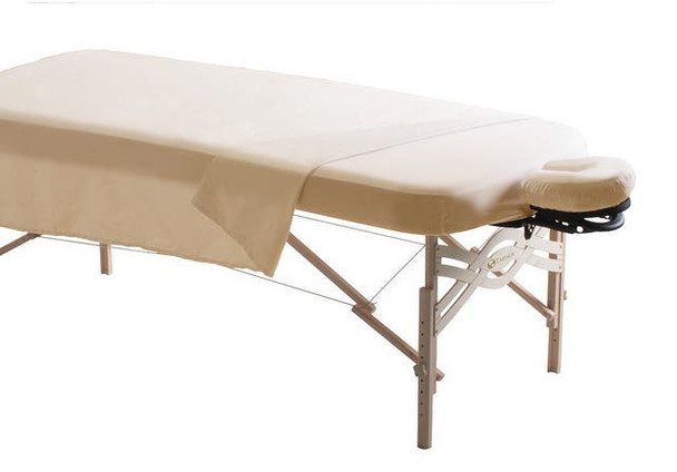 Earthlite ESSENTIALS Easy Care Microfiber Sheet Set - Wrinkle-Resistant Three-Piece Massage Sheet Set