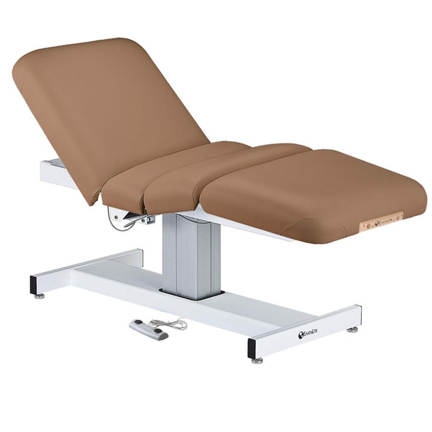 Earthlite Everest Pedestal Electric Lift Table - Single-Pedestal Spa Lift Table in Five Top Styles