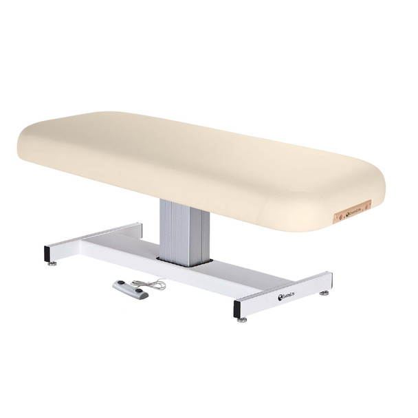 Earthlite Everest Pedestal Electric Lift Table - Single-Pedestal Spa Lift Table in Five Top Styles