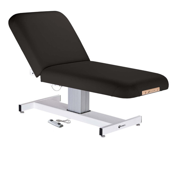 Earthlite Everest Pedestal Electric Lift Table - Single-Pedestal Spa Lift Table in Five Top Styles