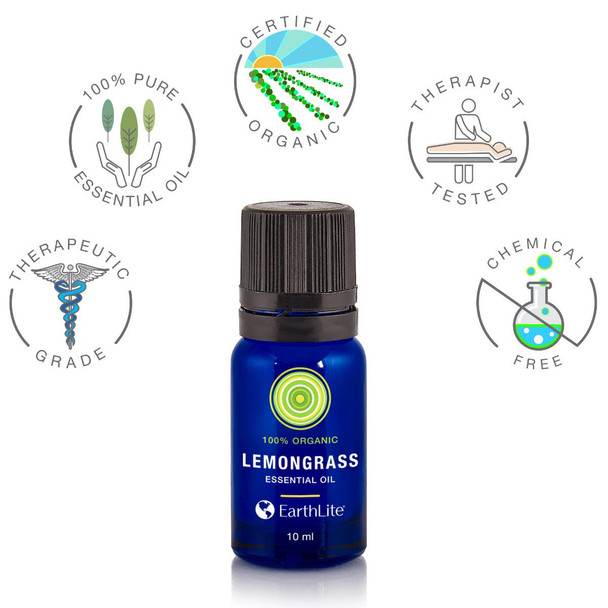 Earthlite Holistic Alchemy Essential Oil Single Notes - 100 Percent Organic Single-Note Oils, 10 ml Bottles