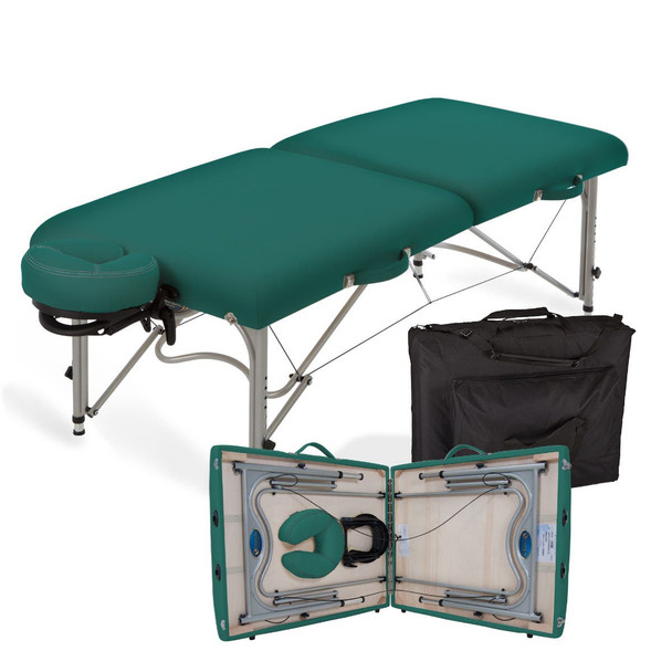 Earthlite Luna Portable Massage Table Package - Lightweight Aluminum-Frame Table Package in Three Colors