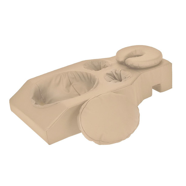 Earthlite Pregnancy and Prone Cushion with Headrest - Full-Body Pregnancy Support Cushion in Two Colors