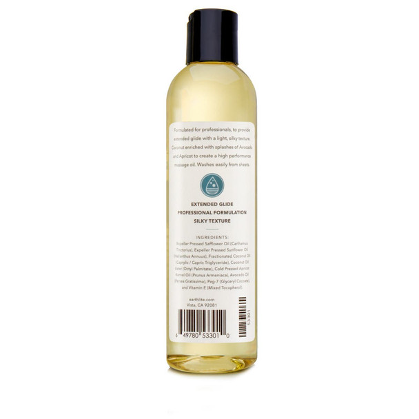 Earthlite Pro-Lite Massage Oil - Light-Bodied Professional Massage Oil in 8 Ounce and One Gallon Bottles