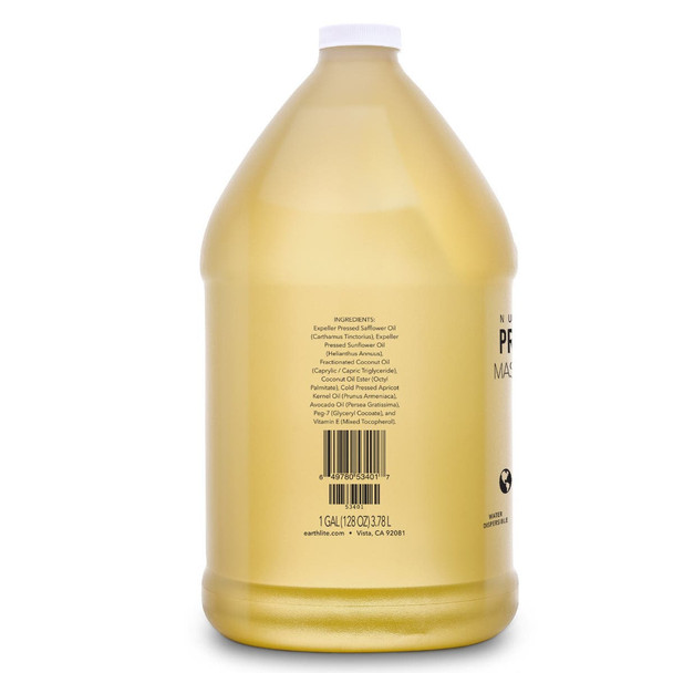 Earthlite Pro-Lite Massage Oil - Light-Bodied Professional Massage Oil in 8 Ounce and One Gallon Bottles