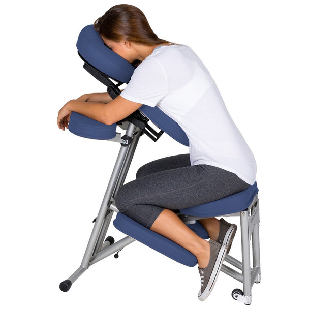 Stronglite Ergo Pro II Portable Massage Chair by Earthlite - Ergonomic On-Site Massage Chair in Two Colors