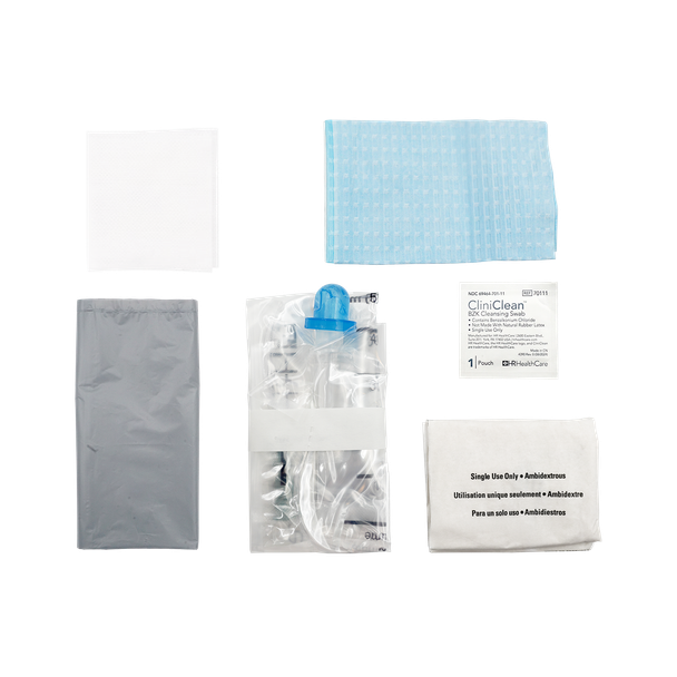 HR Healthcare EZ-Protect Hydrophilic Closed System Intermittent Catheters - No-Touch Kits, 1000 ml Bags