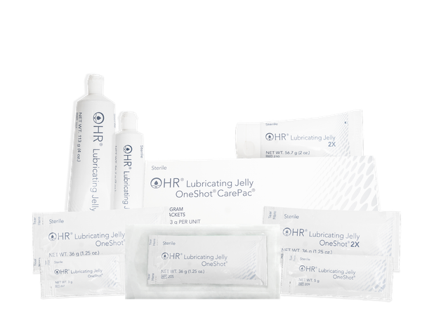 HR Healthcare HR Lubricating Jelly - Sterile Water-Soluble Lubricating Jelly in Tubes and Packets