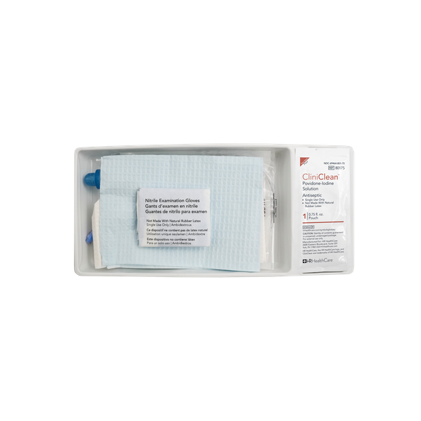HR Healthcare TruAdvance Closed System Intermittent Catheter Trays - EZ-Advancer Catheter Trays, CSR Wrap