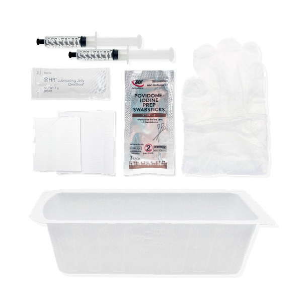 HR Healthcare TruAdvance TruCath Duo Foley Catheter Trays - Dual-Balloon Catheter Trays and Insertion Trays