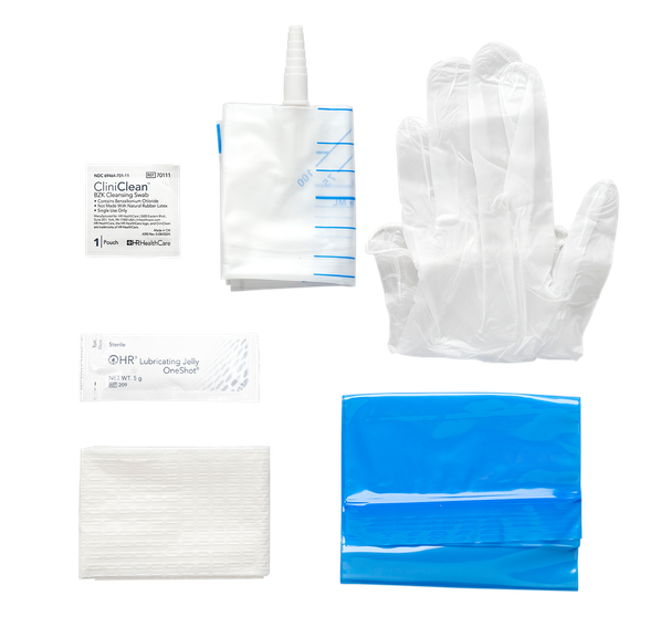 HR Healthcare TruAdvance Foley Insertion Trays - Catheter-Free Trays with Pre-Filled Water Syringes
