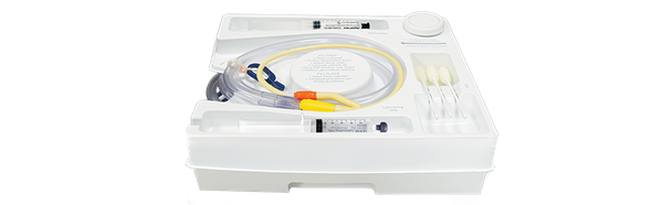 HR Healthcare TruAdvance Silicone-Elastomer Coated Latex Foley Catheter Trays - Pre-Connected Systems