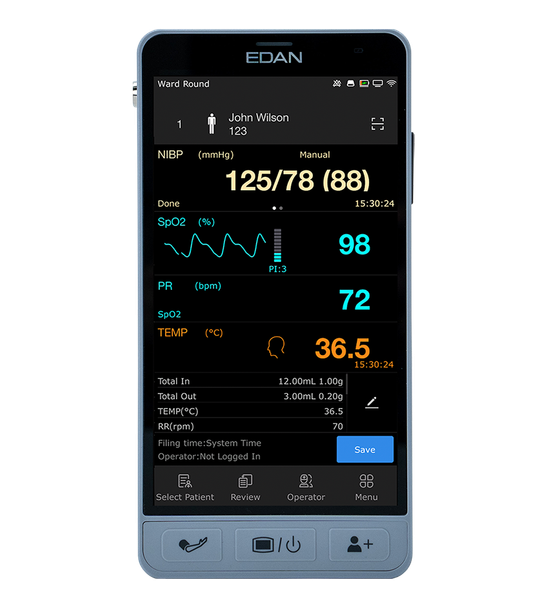 Edan iM3s Vital Signs Monitor – Handheld VSM, SPO2 and Exergen Temp, Professional Diagnostic Equipment