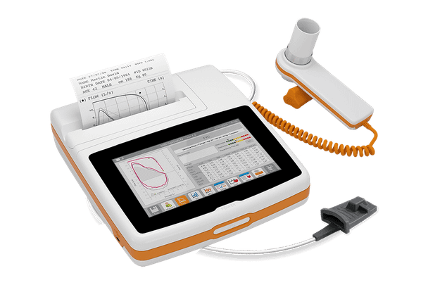 MIR Spirolab Spirometer – Embedded thermal printer, Long Lasting Rechargeable Battery (DROP SHIP ONLY)