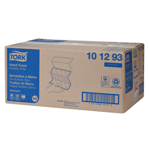 Tork Advanced Xpress Multifold Hand Towel, 3-Panel - 16 Packs per Case, 189 Sheets per Pack