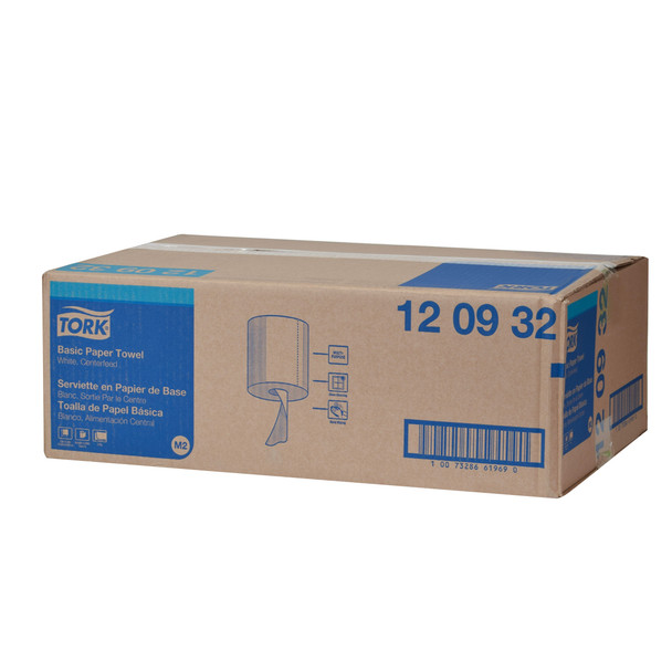 Tork Advanced Soft Centerfeed Hand Towel, 2-Ply - 6 Rolls per Case, 500 Sheets per Roll, Advanced Quality