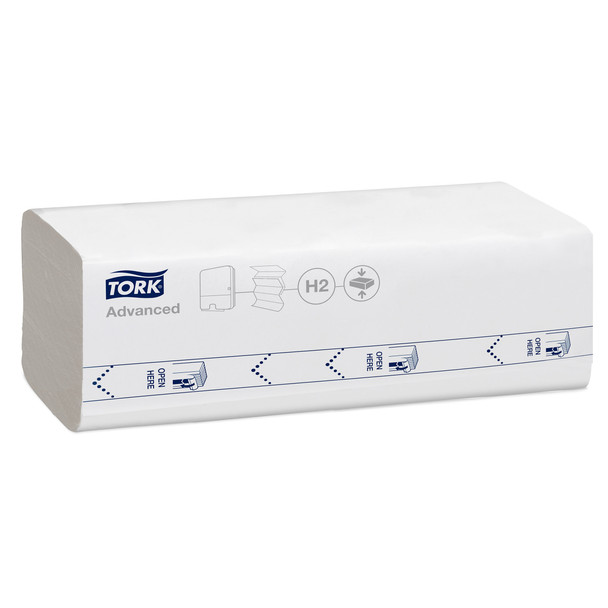 Tork Xpress Compressed Multifold Hand Towel White H2 - 16 Packs per Case, 250 Sheets per Pack
