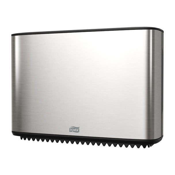 Tork Mini Jumbo Toilet Paper Roll Dispenser Stainless Steel T2 - Universal Quality, Image Line Design