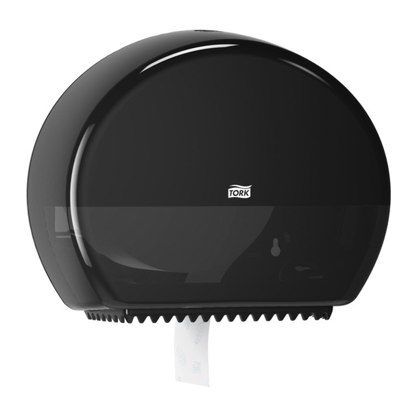 Tork Mini Jumbo Toilet Paper Roll Dispenser Black T2 - Universal Quality, Elevation Design