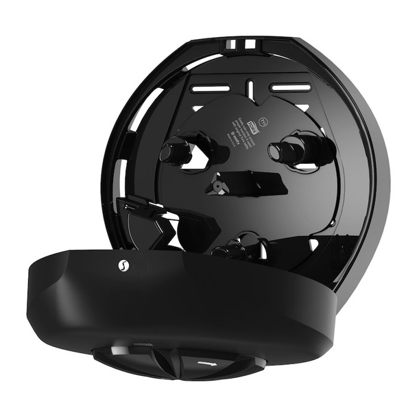 Tork OptiCore 3-Roll Toilet Paper Roll Dispenser Black T11 - Split-gap core toilet paper system