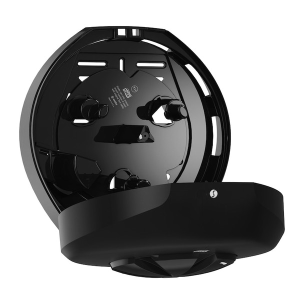 Tork OptiCore 3-Roll Toilet Paper Roll Dispenser Black T11 - Split-gap core toilet paper system