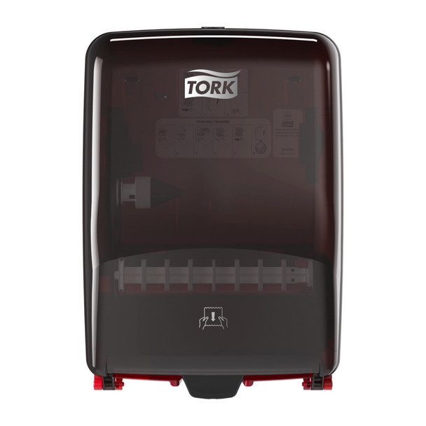 Tork Wall-Mounted Paper Towel Dispenser Washstation Black/Red W6 - Tork Performance Washstation Dispenser
