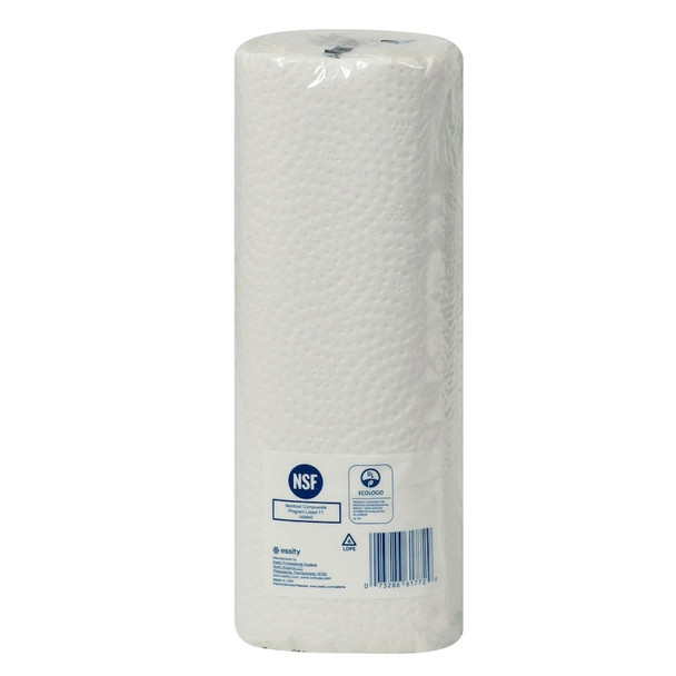 Tork Perforated Roll Towels - 30 Rolls per Case, 84 Sheets per Roll, Universal Quality, White