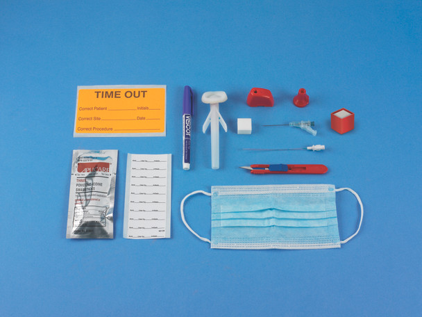 Busse Bone Marrow Biopsy Trays with J Style and I Style Needles, Four Staged Builds, Sterile, 10 per Case