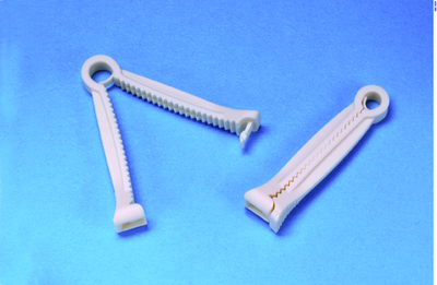Busse Posi-Grip Umbilical Cord Clamps, Sterile with Clamp Cutter or Non Sterile Bulk, 128 or 250 per Case