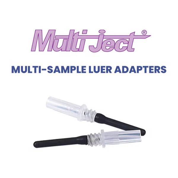Exel Multi-Sample Luer Adapter – Sterile Blood Collection Adapter, 100 per Box, Case of 1,000 Lot