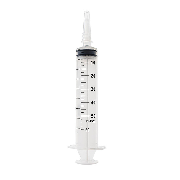 Exel Catheter Tip Syringes – 50 to 60 mL Centric Tip with Cap, Plus Bulk Non-Sterile, Case Lots