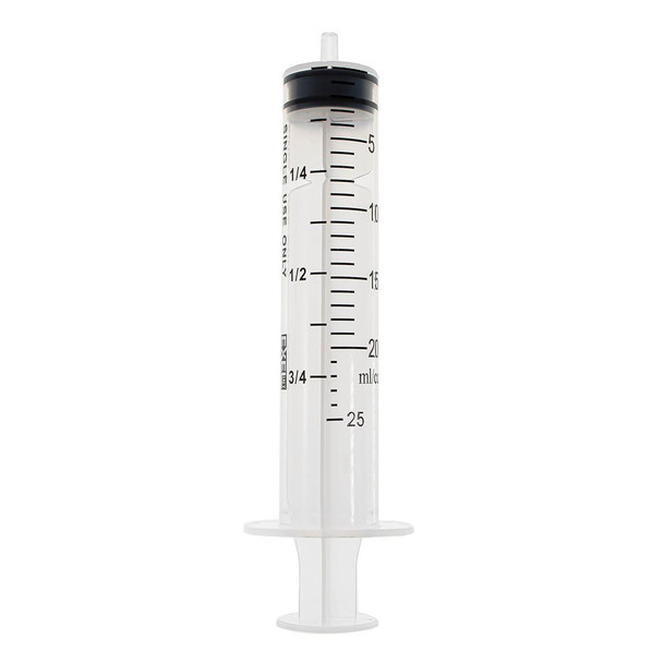 Exel 20 to 25 mL Syringes Only – Luer Lock and Luer Slip Eccentric with Cap, Sterile, Case 500