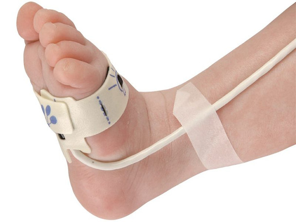 Nonin 8001J PureLight Reusable Neonatal Flex SpO2 Sensor with FlexiWrap Attachment, 1 Meter Cable