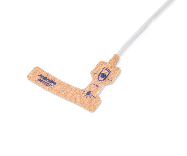 Nonin 6000C Disposable Cloth SpO2 Sensors with Stretch Tear-Resistant Wrap, Four Sizes, Box of 24