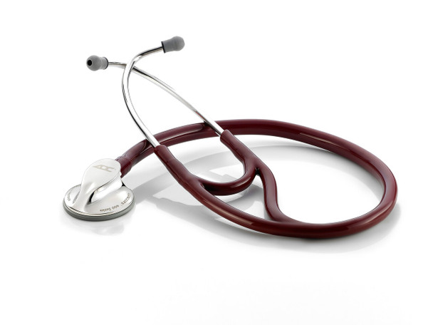 ADC Adscope 600 Cardiology Stethoscope with AFD Technology, Stainless Steel Chestpiece and Bi-Lumen Tubing
