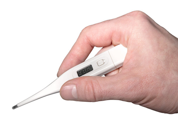 ADC Adtemp 412 Digital Thermometer, Single-Patient Stick Thermometer in Bulk Pack of 20 with Storage Case