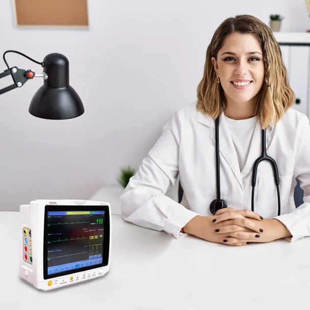 Schiller Tranquility II Multiparameter Patient Monitor with ECG, NIBP, SpO2 and Touchscreen Options