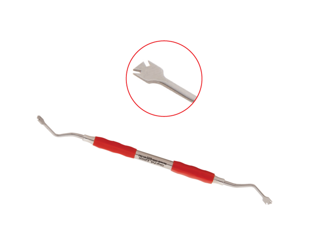 Gingi-Pak Nemetz Crown Remover with Double Action and Silicone Grips for Plastic and Ceramic-Faced Crowns