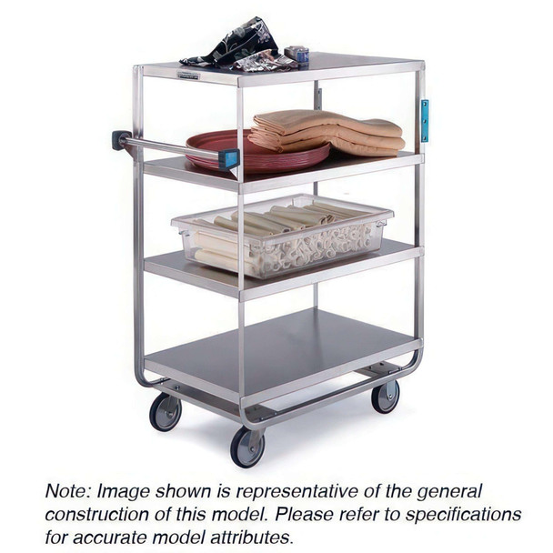 Lakeside Multi-Shelf Utility Cart with 21 x 49 in Shelves, 54-1/2 x 21-1/2 x 54-5/8 in Overall
