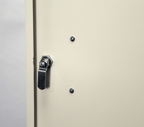 Lakeside Narcotic Cabinet with Single Door, Single Lock and Three Adjustable Shelves, 24 x 10 x 30 in Overall
