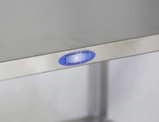 Lakeside Stainless Steel Utility Cart with 15-1/2 x 24 in Shelves, 27-1/2 x 16-1/4 x 32-1/8 in Overall