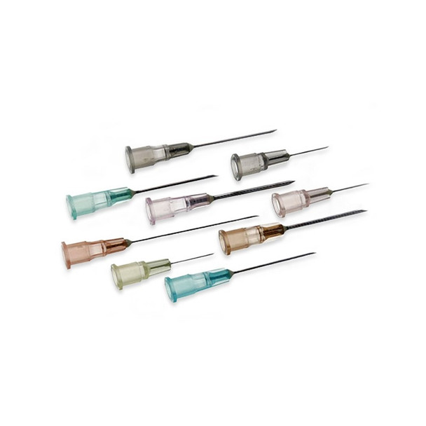 Terumo Hypodermic Needles – Thin Wall and Regular Wall Needles in 18G to 30G Gauges, 100 per Box