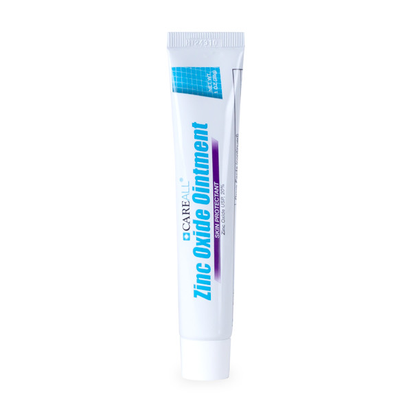 New World Imports CareAll 1 oz. Zinc Oxide Ointment, 3 boxes of 24 tubes (72 tubes), Case Pack